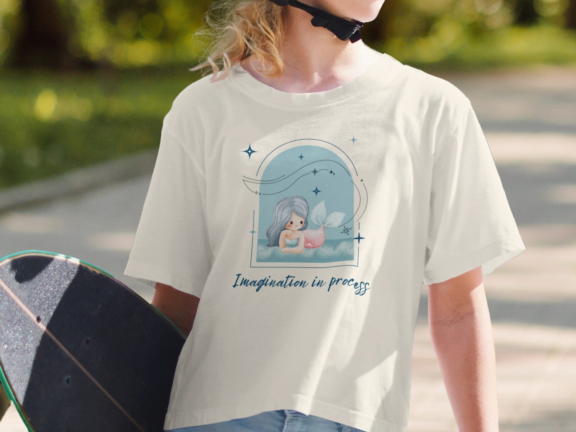 Imagination in Process Cute Graphic Design T-Shirt