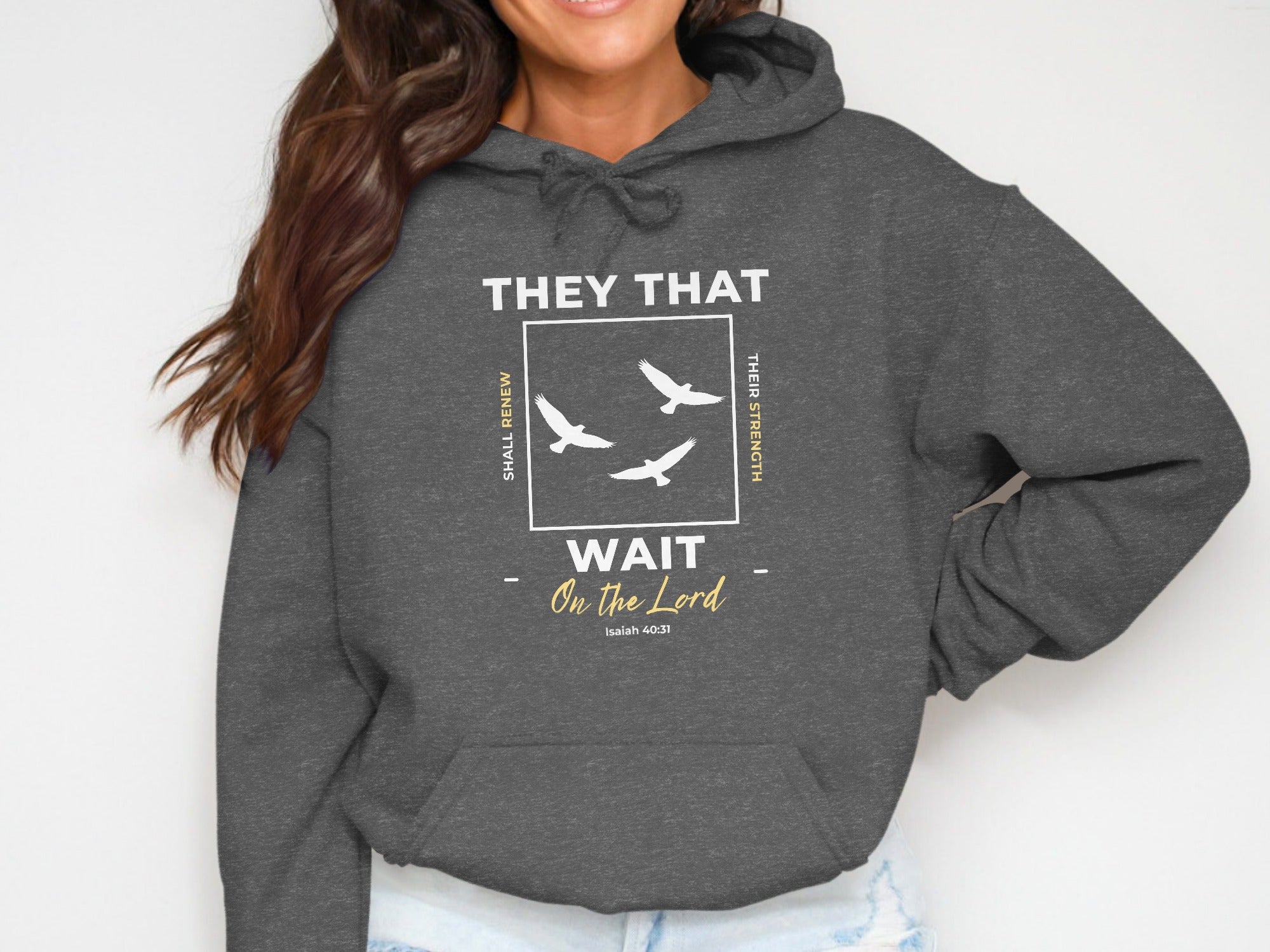 They That Wait On the Lord Isaiah 40:31 Birds Design product type