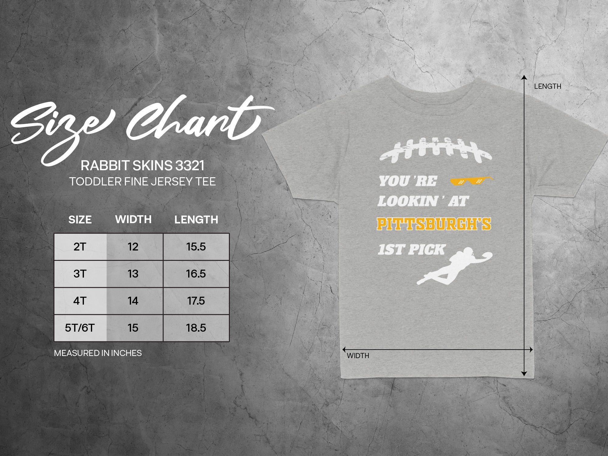 You're Lookin' At Pittsburgh's 1st Pick Toddler Tee