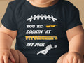You're Lookin' at Pittsburgh's 1st Pick Football Onesie