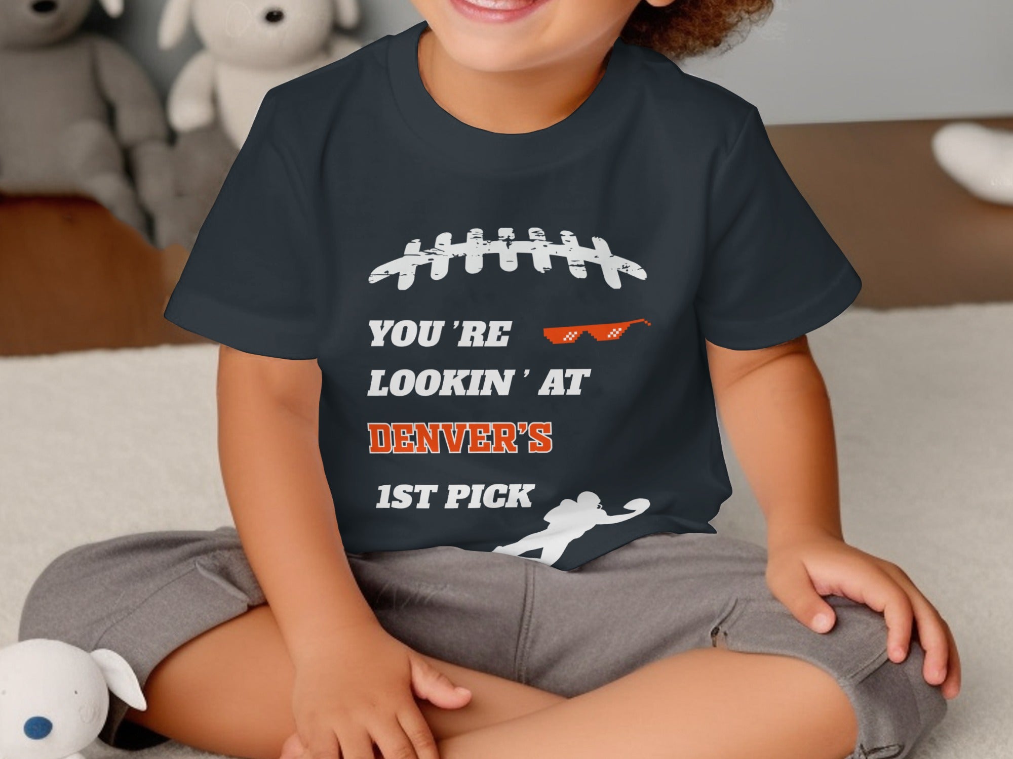 You're Lookin' At Denver's 1st Pick Kid's T-Shirt
