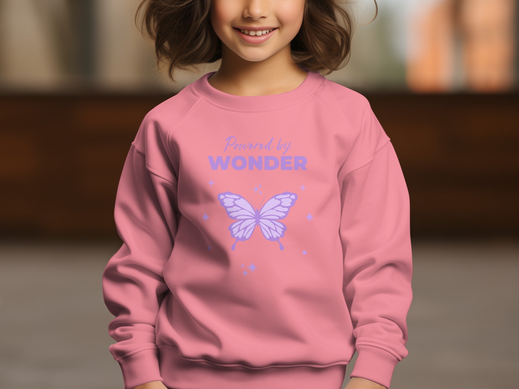 Pink Powered by Wonder Butterfly Sweatshirt Product