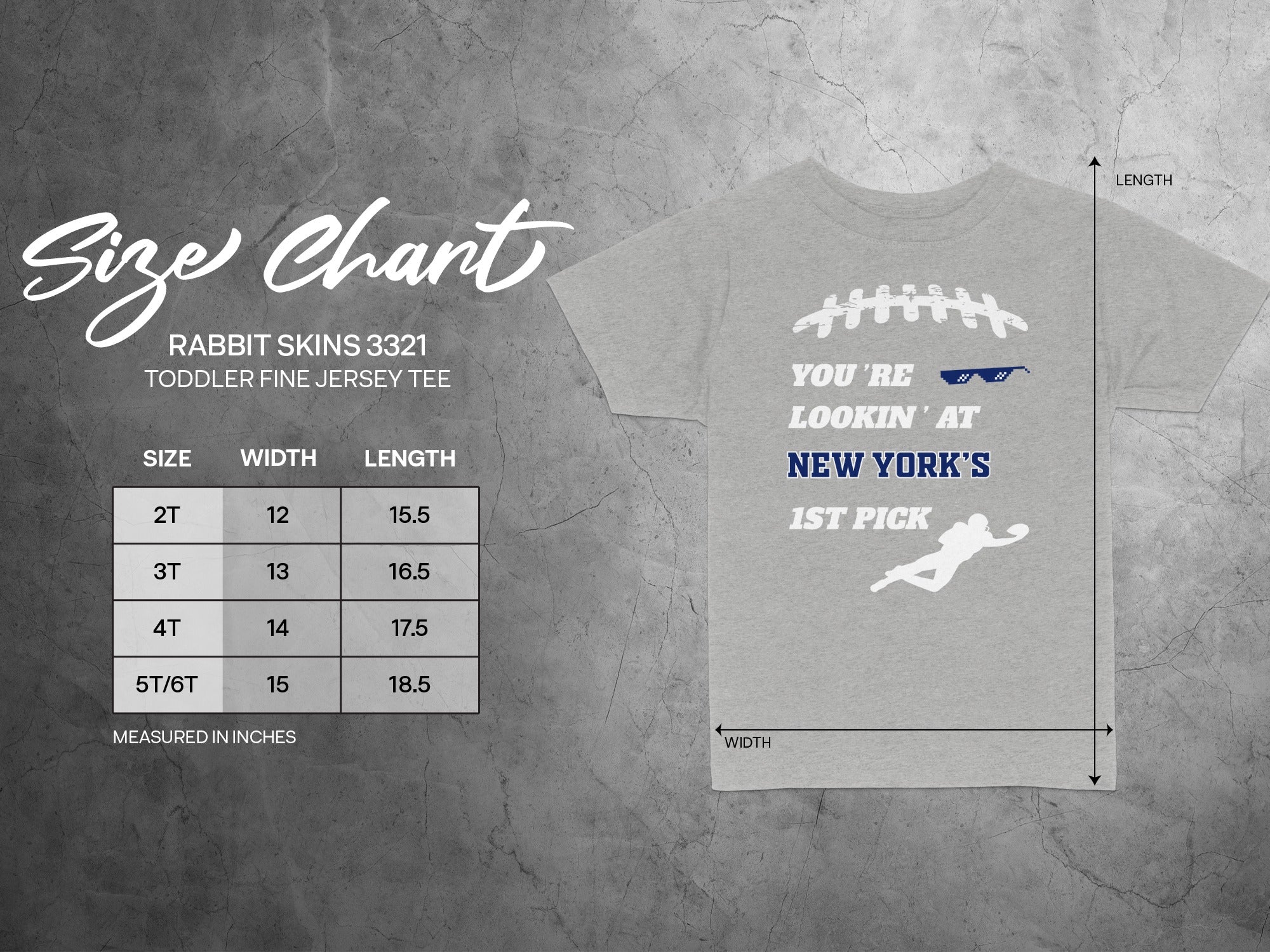You're Lookin' at New York's 1st Pick Toddler Tee