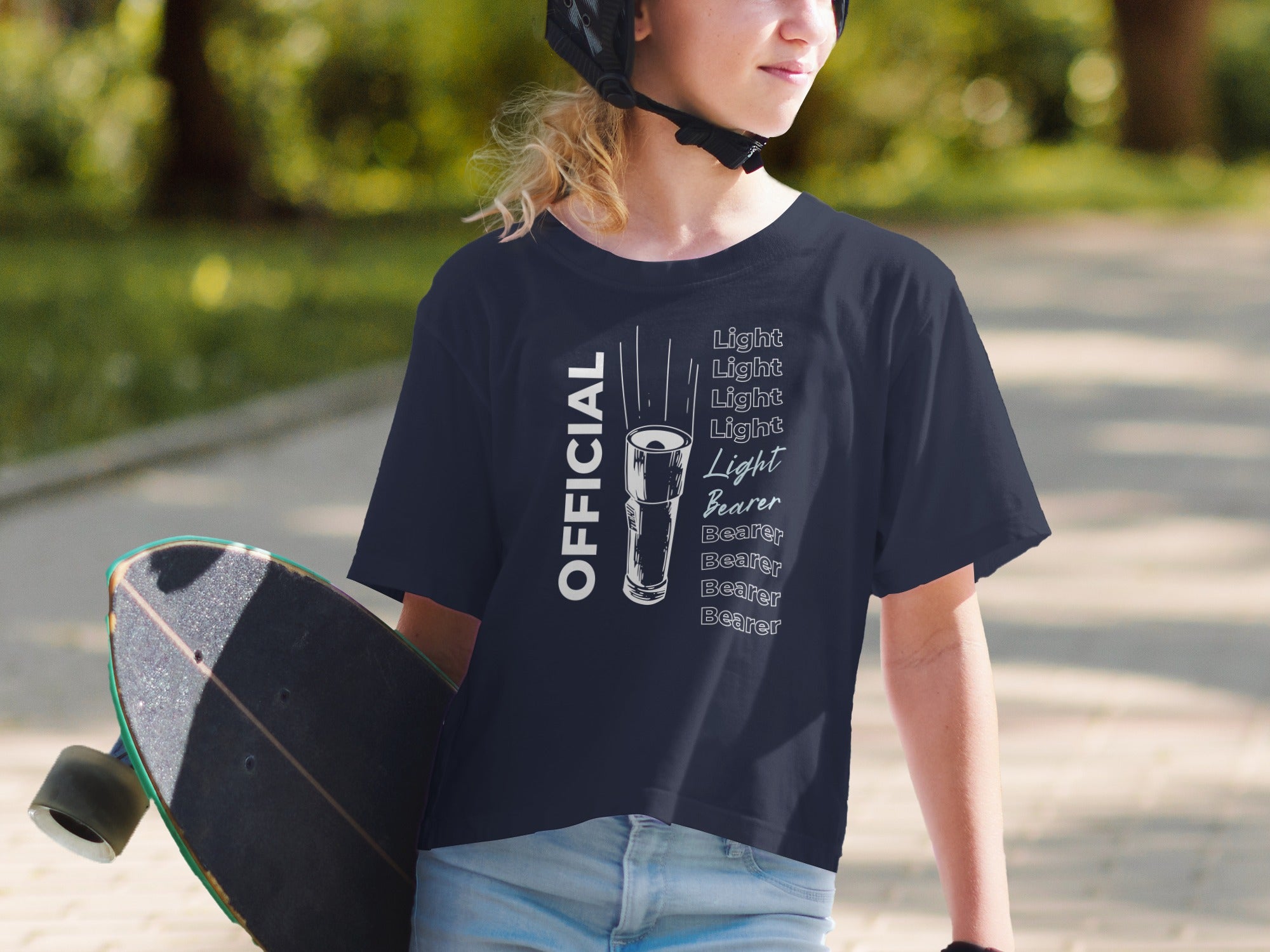 Official Light Bearer Text Graphic T-Shirt