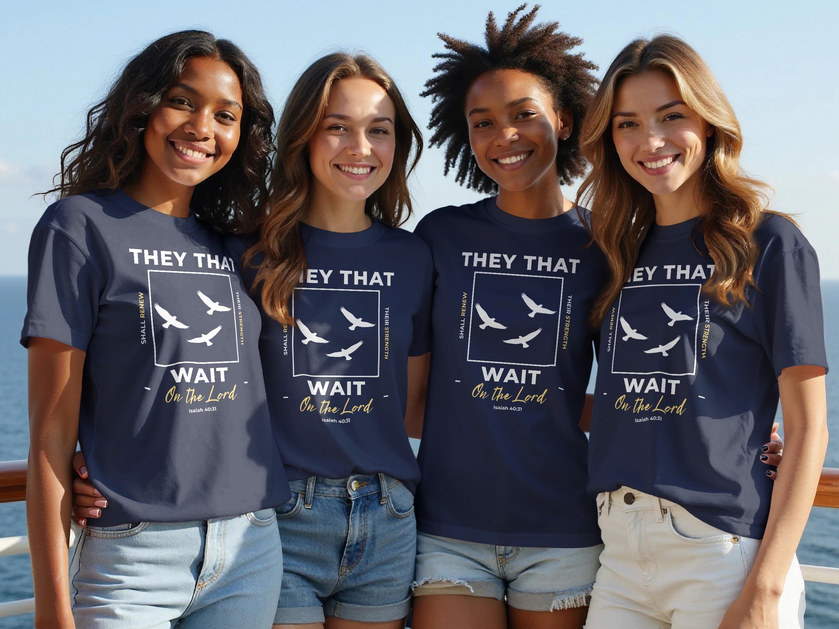 They That Wait On The Lord Isaiah 40:31 T-Shirt