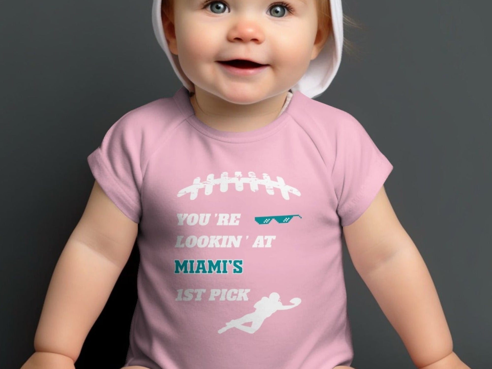 You're Lookin' at Miami's 1st Pick Baby Onesie