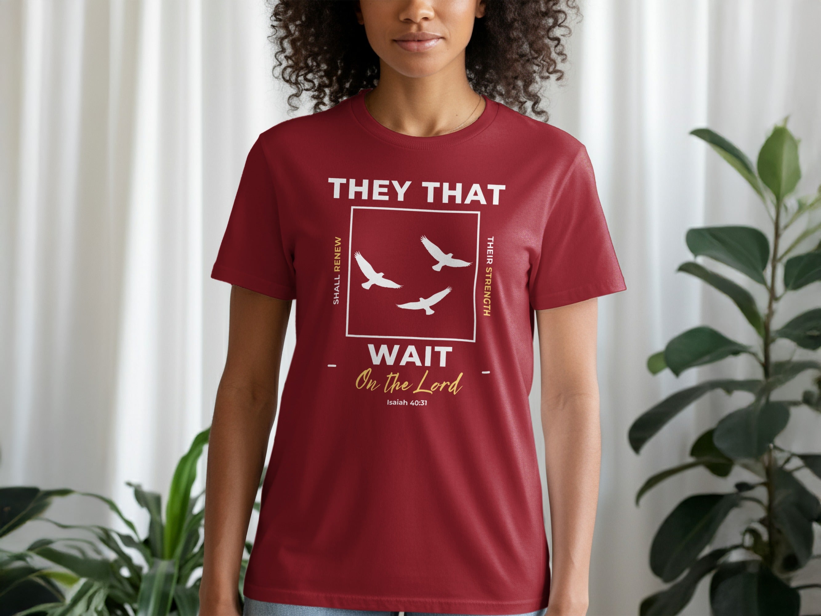 Inspirational They That Wait On The Lord T-Shirt