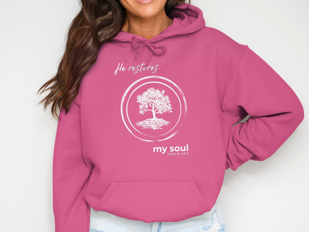 He restores my soul Psalm 23 3 tree design product type

Pink Hoodie
Christian Apparel
He Restores
My Soul
Psalm 23 3
Scripture Design
Faith Hoodie
Tree Graphic
Spiritual Clothing
Inspirational Wear
Religious Gift
Hooded Sweatshirt
Women's Hoodie
Graphic Print
Comfort Hoodie
Pullover Style
Devotional Clothing
Biblical Verse
Unique Design
Faith Based