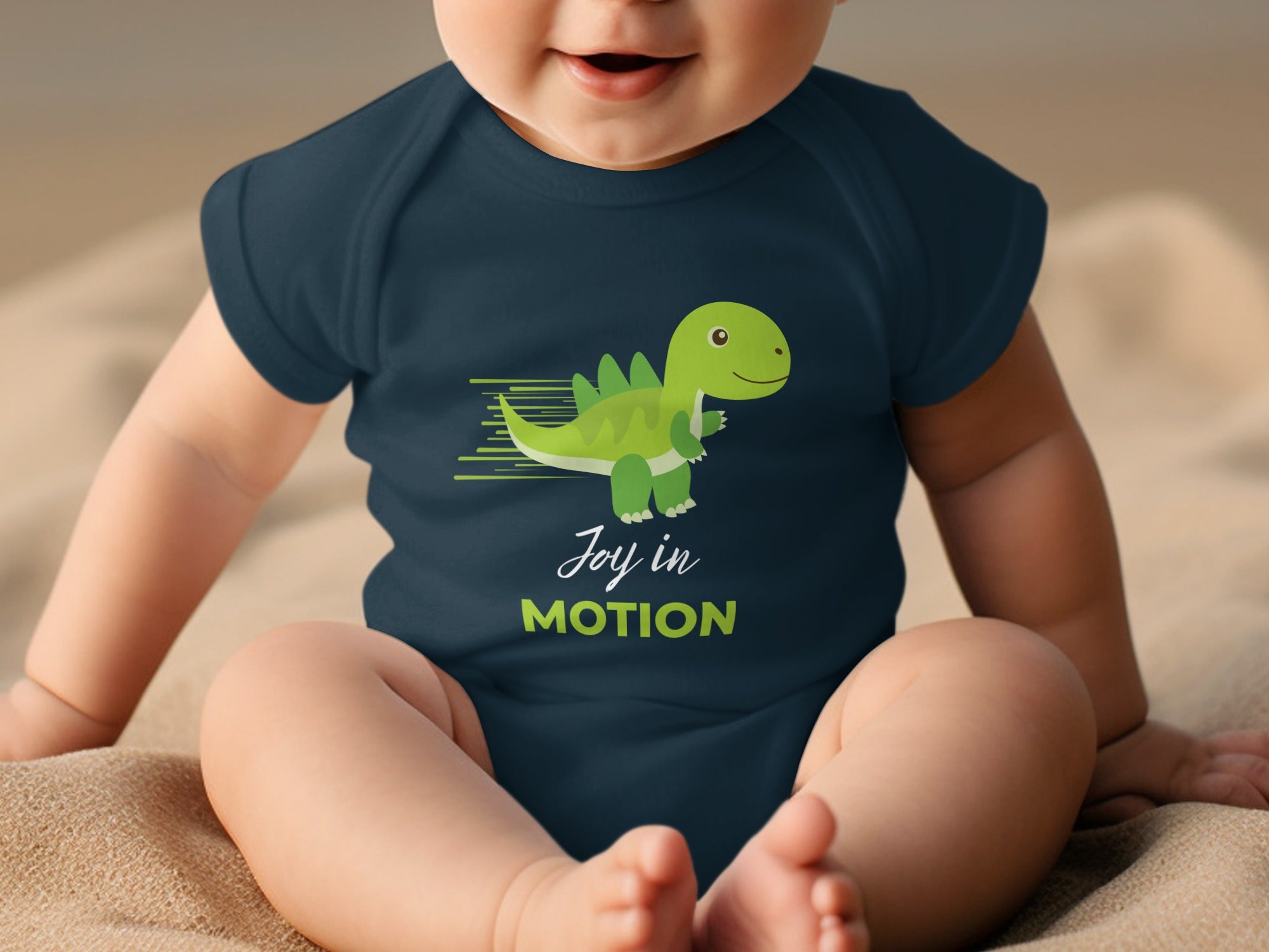 Joy In Motion Dinosaur Baby Bodysuit