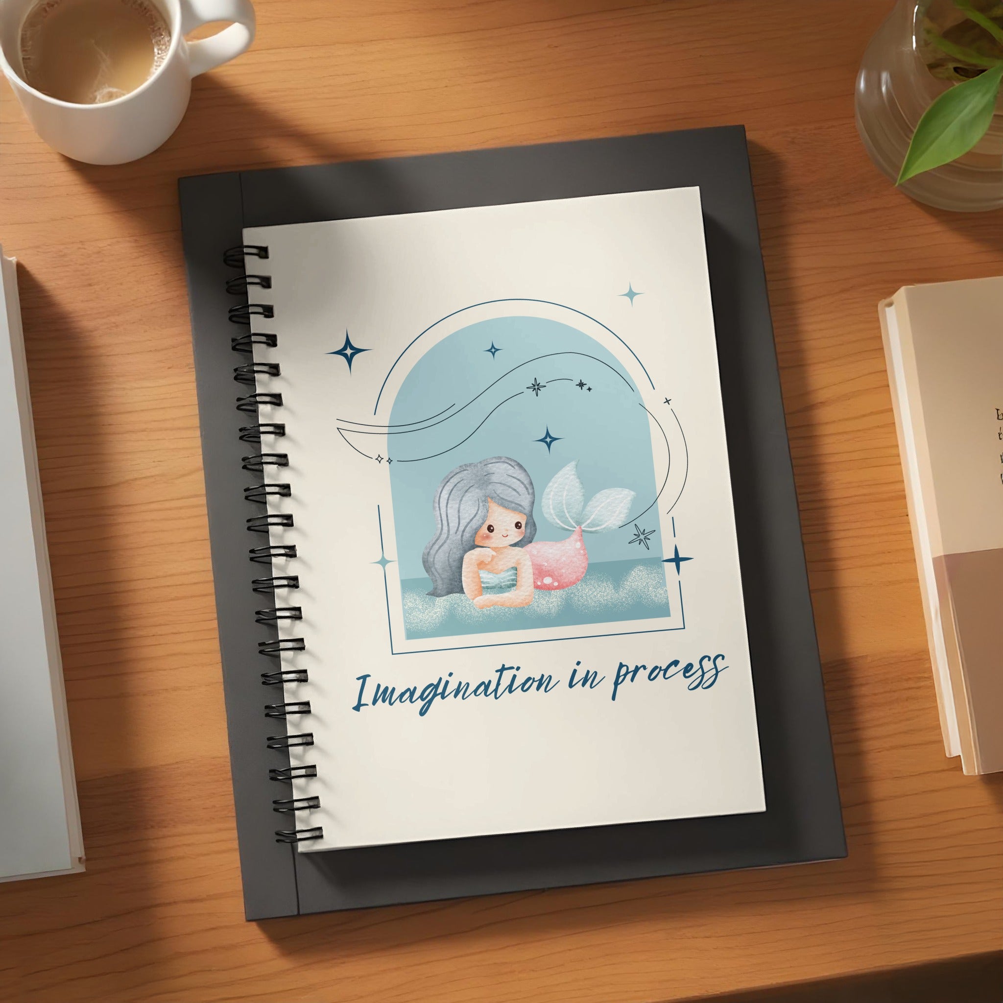 Imagination in Process Illustrated Hardcover Notebook